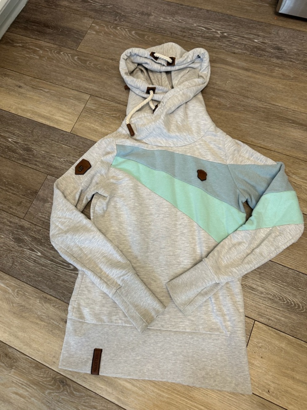 Naketano colorblock cowl neck sweatshirt